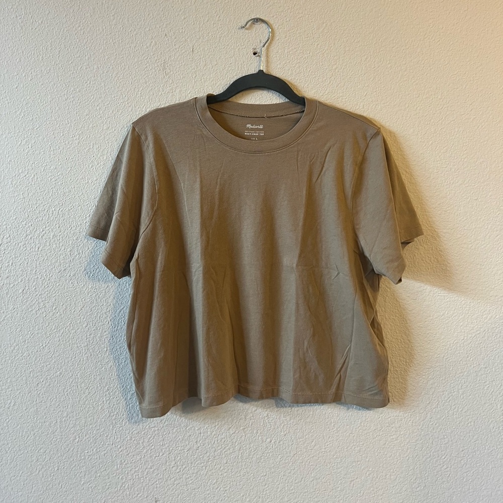 Madewell Boxy Crop Tee